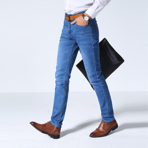 Classic  Men  Jeans   Stretch Slim